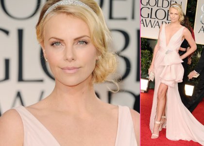 Charlize Theron arrived in one of the most unique designs of the night 